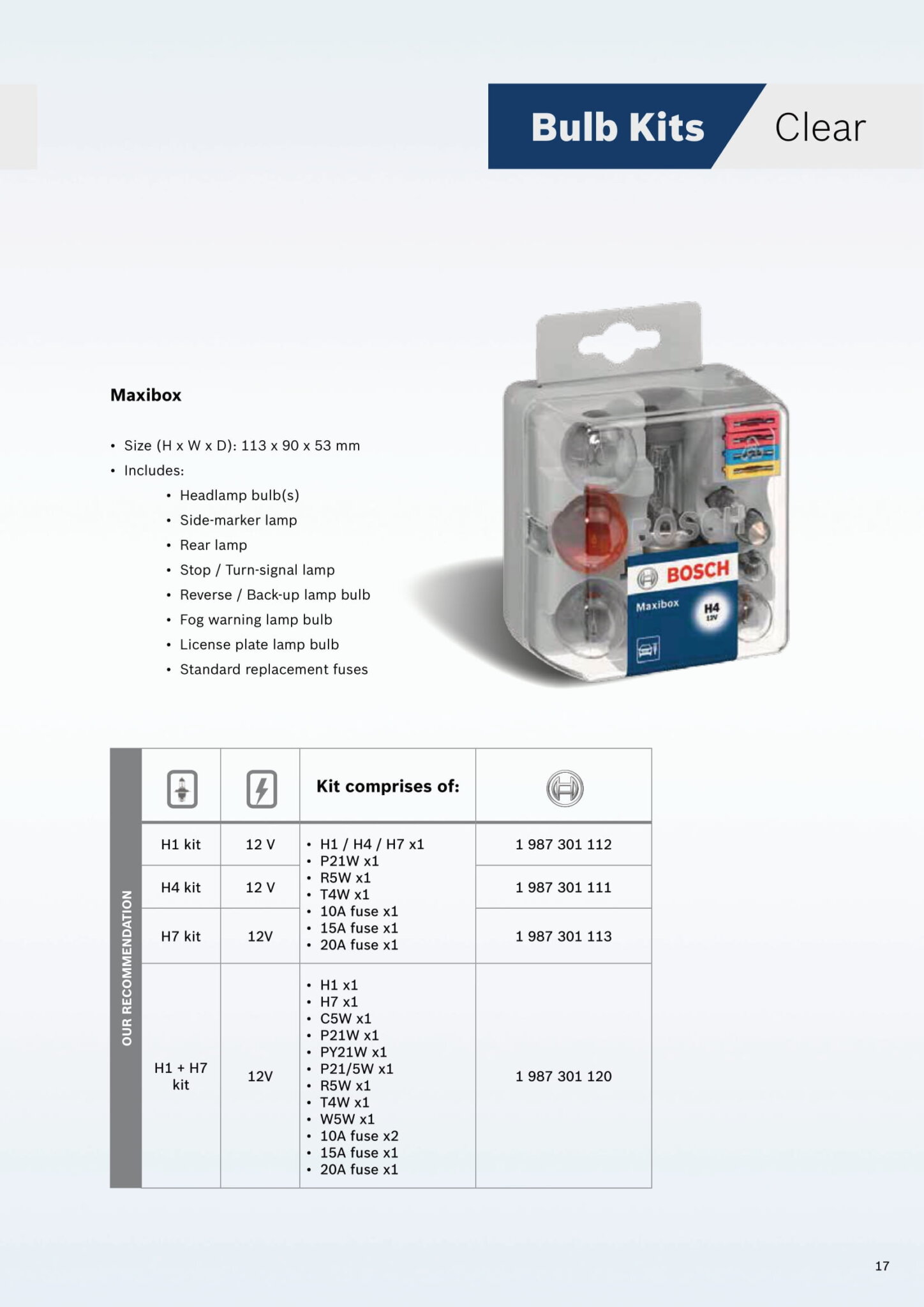 Bosch Bulbs VServe